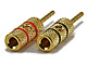 View product image Monoprice 1 PAIR OF High-Quality Gold Plated Speaker Pin Plugs, Pin Crimp Type - image 2 of 3