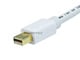 View product image Monoprice 6ft 32AWG Mini DisplayPort Cable, White - image 2 of 2
