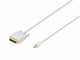 View product image Monoprice 6ft 32AWG Mini DisplayPort to DVI Cable, White - image 1 of 3