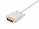 View product image Monoprice 6ft 32AWG Mini DisplayPort to DVI Cable, White - image 2 of 3