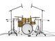 View product image Stage Right by Monoprice Complete 7-piece Drum Microphone Kit w/ Hardware and Kick Drum Mic, 4x Tom Mics, 2x Small Condenser Mics - image 5 of 6