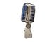 View product image Stage Right by Monoprice Memphis Blue Classic Unidirectional Retro-Style Dynamic Microphone with Pop-free On/Off Switch and Protective Case - image 3 of 6