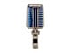 View product image Stage Right by Monoprice Memphis Blue Classic Unidirectional Retro-Style Dynamic Microphone with Pop-free On/Off Switch and Protective Case - image 5 of 6
