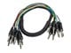 View product image Monoprice 1 Meter (3ft) 8-Channel 1/4inch TRS Male to 1/4inch TRS Male Snake Cable - image 2 of 4