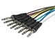 View product image Monoprice 1 Meter (3ft) 8-Channel 1/4inch TRS Male to 1/4inch TRS Male Snake Cable - image 4 of 4