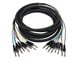 View product image Monoprice 6 Meter (20ft) 8-Channel 1/4inch TRS Male to 1/4inch TRS Male Snake Cable - image 2 of 4