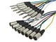 View product image Monoprice 3 Meter (10ft) 8-Channel 1/4inch TRS Male to XLR Male Snake Cable - image 1 of 4