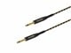 View product image Monoprice 15ft Cloth Series 1/4 inch TS Male 20AWG Guitar and Instrument Cable - Black & Gold - image 1 of 3