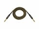 View product image Monoprice 15ft Cloth Series 1/4 inch TS Male 20AWG Guitar and Instrument Cable - Black & Gold - image 2 of 4