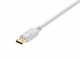 View product image Monoprice 3ft 28AWG DisplayPort to DVI Cable, White - image 3 of 3