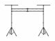 View product image Stage Right by Monoprice 12.5ft Lighting Stand System with Truss, 200 lbs. Capacity and 4ft T-bars - image 1 of 1