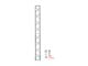 View product image Stage Right by Monoprice 8in x 8in Lite Duty Box 1.5in Aluminum Lighting Truss Straight Section 2m (6.56ft) with Hardware and 500 lbs Capacity - image 2 of 6