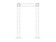 View product image Stage Right by Monoprice 8in x 8in Lite Duty Box Lighting Truss 6-Way Corner with Hardware - image 5 of 5
