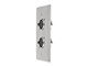 View product image Stage Right by Monoprice 2-port 3-pin XLR Female Zinc Alloy Wall Plate - image 1 of 4