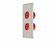 View product image Stage Right by Monoprice 2-port 4-pin NL4 Male Zinc Alloy Wall Plate - image 1 of 4