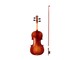 View product image Stage Right Sonata by Monoprice 4/4 Flamed Maple Violin Outfit with Music Stand, Violin Stand, Case, Bow, and Rosin - image 2 of 6