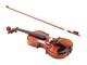 View product image Stage Right Sonata by Monoprice 4/4 Flamed Maple Violin Outfit with Music Stand, Violin Stand, Case, Bow, and Rosin - image 3 of 6