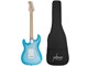 View product image Indio by Monoprice Cali Classic Electric Guitar with Gig Bag, Blue Burst Limited Edition Finish - image 6 of 6