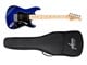 View product image Indio by Monoprice Mini Cali Electric Guitar with Gig Bag, Blue - image 2 of 6