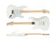 View product image Indio by Monoprice Cali Classic Electric Guitar with Gig Bag, White - image 3 of 6