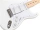 View product image Indio by Monoprice Cali Classic Electric Guitar with Gig Bag, White - image 4 of 6