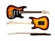 View product image Indio by Monoprice Cali Classic Electric Guitar with Gig Bag, Sunburst - image 3 of 6
