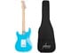 View product image Indio by Monoprice Cali Classic Electric Guitar with Gig Bag, Blue - image 6 of 6