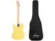 View product image Indio by Monoprice Retro Classic Electric Guitar with Gig Bag, Blonde - image 6 of 6