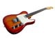 View product image Indio by Monoprice Retro DLX Plus Solid Ash Electric Guitar with Gig Bag, Cherry Red Burst - image 4 of 5