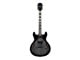 View product image Indio by Monoprice Boardwalk Flamed Maple Semi Hollow Body Electric Guitar with Gig Bag, Charcoal - image 1 of 6