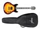 View product image Indio by Monoprice Boardwalk Flamed Maple Hollow Body Electric Guitar with Gig Bag, Sunburst - image 3 of 6