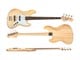 View product image Indio by Monoprice Jamm Flamed Maple Electric Bass with Gig Bag, Natural - image 3 of 6