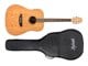View product image Idyllwild by Monoprice Quilted Ash Acoustic Steel String Guitar with Fishman Pickup Tuner and Gig Bag - image 2 of 6