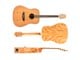 View product image Idyllwild by Monoprice Quilted Ash Acoustic Steel String Guitar with Fishman Pickup Tuner and Gig Bag - image 3 of 6