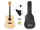 View product image Idyllwild by Monoprice Solid Spruce Top Steel Acoustic Guitar with Accessories and Gig Bag - image 1 of 6