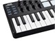 View product image Stage Right by Monoprice SRK Mini Portable 25-key USB MIDI Keyboard Controller with 8x RGB Velocity Sensitive Pads and USB Power - image 3 of 6
