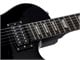 View product image Indio by Monoprice 66 Classic V2 Black Electric Guitar with Gig Bag - image 5 of 6