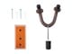 View product image Stage Right by Monoprice Wood Wall Mount Hook Guitar Hanger 2-pack for Electric, Acoustic, or Bass Guitars - image 4 of 4