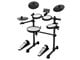 View product image Stage Right by Monoprice 5-piece Electronic Drum Kit with Mesh Heads and 8in Double Trigger Snare - image 1 of 6