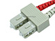 View product image Monoprice OM3 Fiber Optic Cable - LC/SC, UL, 50/125 Type, Multi-Mode, 10GB, Aqua,10m, Corning - image 3 of 3