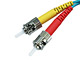 View product image Monoprice OM3 Fiber Optic Cable - LC/ST, UL, 50/125 Type, Multi-Mode, 10GB, Aqua, 1m, Corning - image 3 of 3