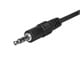 View product image Monoprice 6ft 3.5mm Stereo Plug/Jack M/F Cable, Black - image 2 of 6