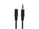 View product image Monoprice 6ft 3.5mm Stereo Plug/Jack M/F Cable, Black - image 5 of 6