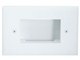 View product image Monoprice Easy Mount Low Voltage Cable Recessed Wall Plate, Slim Fit - White - image 1 of 4
