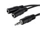 View product image Monoprice 6in 3.5mm Stereo Plug to Two 3.5mm Stereo Jack Splitter Cable - image 2 of 3