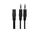 View product image Monoprice 6in 3.5mm Stereo Jack to Two 3.5mm Stereo Plug Cable - image 2 of 3