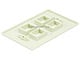 View product image Monoprice Wall Plate for Keystone, 4 Hole - Ivory - image 2 of 3