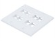 View product image Monoprice 2-Gang Wall Plate for Keystone, 8 Hole - White - image 1 of 4