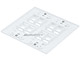 View product image Monoprice 2-Gang Wall Plate for Keystone, 8 Hole - White - image 2 of 4