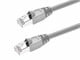 View product image Monoprice Cat5e 50ft Gray Patch Cable,  Shielded (F/UTP), 24AWG, 350MHz, Pure Bare Copper, Snagless RJ45, Fullboot Series Ethernet Cable - image 1 of 2